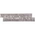 Glacial Grey Splitface Ledger Panel 6 in. x 24 in. Natural Marble Wall Tile (10 cases / 60 sq. ft. / pallet)