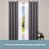 Kenney Hamlin Double 66 in. - 120 in. Adjustable Double Curtain Rod 1 in. Diameter in Silver with Ball Finials