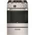 Haier 24 in. 2.9 cu. ft. Gas Range with Convection Oven in Stainless Steel