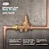 Wilkins 1-1/4 in. 600XL Pressure Reducing Valve with spring range from 10 PSI to 125 PSI, factory set at 50 PSI