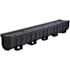 U.S. TRENCH DRAIN Deep Series 5.4 in. W x 5.4 in. D 39.4 in. L Trench and Channel Drain Kit w/ Black Grate (24-Pack | 78.8ft)