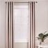 Kenney Chelsea 48 in. - 86 in. Adjustable Single Curtain Rod 5/8 in. Diameter in Black with Ball Finials