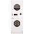 Whirlpool White Commercial Laundry Center with 3.1 cu. ft. Washer and 6.7 cu. ft. 240-Volt Electric Vented Dryer