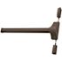 Yale Surface Vertical Rod Exit Device Satin Bronze Painted Fire Rated