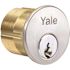 Yale Commercial Locks and Hardware 1-1/8 in. Satin Chrome Keyway Mortise Cylinder