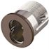 Yale Commercial Locks and Hardware Dark Satin Bronze Rim Cylinder Housing for SFIC, Core Not Included