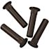 Yale Commercial Locks and Hardware 690 Finish Sleeve Nuts (4-Pack)
