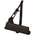 Yale Satin Bronze Painted Aluminum Body Hold Open Door Closers