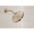 CLEVELAND FAUCET GROUP CFG 1-Spray 6.5 in. Single Wall Mount Low Flow Fixed Shower Head in Brushed Nickel