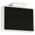 Hubbell Lighting Obsidian 12-Watt Integrated LED White/Red Message Exit Sign Housing Only