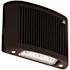 Compass CUSO 32-Watt Integrated LED Black Slim Architectural Emergency Light with Heater