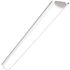 LSRK 8 ft. 128-Watt Equivalent Integrated LED White Retrofit Kit for Linear Strip, 40K, Frosted Acrylic Lens Included