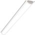 LSRK 4 ft. 64-Watt Equivalent Integrated LED White Retrofit Kit for Linear Strip, 40K, Frosted Acrylic Lens Included