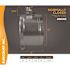 Suncourt 12 in. Motorized Adjustable Damper, Closed