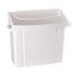 Alpine Industries White Durable Plastic Sanitary Napkin Receptacle