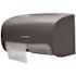 Alpine Industries Gray Durable Plastic Double Roll Toilet Paper Dispenser