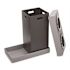 Alpine Industries 28 Gal. Black Plastic 2-Compartment Indoor Trash Can and Recycling Bin