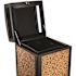Alpine Industries 40 Gal. Beige Stone All-Weather Vented Outdoor Commercial Garbage Trash Can with Lid and Liner