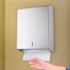 Alpine Industries Stainless Steel Brushed C-Fold/Multi-Fold Paper Towel Dispenser