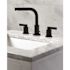 Kingston Brass Emilia 8 in. Widespread 2-Handle High-Arc Bathroom Faucet in Matte Black