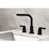 Kingston Brass Emilia 8 in. Widespread 2-Handle High-Arc Bathroom Faucet in Matte Black