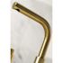 Kingston Brass Emilia 8 in. Widespread 2-Handle High-Arc Bathroom Faucet in Brushed Brass