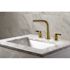 Kingston Brass Emilia 8 in. Widespread 2-Handle High-Arc Bathroom Faucet in Brushed Brass