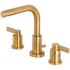 Kingston Brass Emilia 8 in. Widespread 2-Handle High-Arc Bathroom Faucet in Brushed Brass
