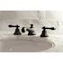 Kingston Brass Metropolitan 8 in. Widespread 2-Handle Bathroom Faucet in Matte Black