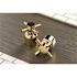 Kingston Brass Modern Cross 8 in. Widespread 2-Handle Bathroom Faucet in Polished Brass