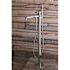 Kingston Brass Modern Single-Handle Floor-Mount Roman Tub Faucet with Hand Shower in Chrome