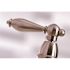 Kingston Brass English Country 2-Handle Bridge Kitchen Faucet with Side Sprayer in Brushed Nickel