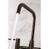 Kingston Brass Modern 2-Handle Bridge Kitchen Faucet with Side Sprayer in Oil Rubbed Bronze