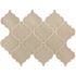 MSI Portico Pearl Arabesque 11 in. x 15 in. Glossy Ceramic Mesh-Mounted Mosaic Tile (11.7 sq. ft. / Case)