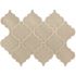 MSI Portico Pearl Arabesque 11 in. x 15 in. Glossy Ceramic Mesh-Mounted Mosaic Tile (11.7 sq. ft. / Case)