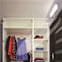 18 in. Closet Light LED Flush Mount 270 Degree Adjustable Motion Sensor and Hold Times 1200 Lumens 4000K Bright White