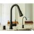 Kingston Brass Modern Single-Handle Pull-Down Sprayer Kitchen Faucet in Matte Black