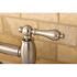 Kingston Brass Restoration 2-Handle Bridge Kitchen Faucet with Side Sprayer in Brushed Nickel