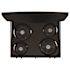 GE 30 in. 4 Burner Element Free-Standing Electric Range in Black