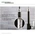 Kingston Brass Contemporary Single-Handle Pull-Down Sprayer Kitchen Faucet in Matte Black and Chrome