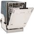 ZLINE Kitchen and Bath 18 in. Top Control 6-Cycle Compact Panel Ready Dishwasher with 2 Racks & Stainless Steel Tub