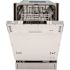 ZLINE Kitchen and Bath 18 in. Top Control 6-Cycle Compact Panel Ready Dishwasher with 2 Racks & Stainless Steel Tub