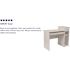Flash Furniture 42 in. White Rectangular 1 -Drawer Computer Desk with Keyboard Tray