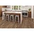A&A Surfaces Timeworn Hickory 12 MIL x 6 in. x 48 in. Glue Down Luxury Vinyl Plank Flooring (36 sq. ft. / case)