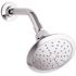 KOHLER Forte 1-Spray Patterns 5.5 in. Single Wall Mount Fixed Shower Head in Polished Chrome