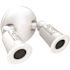 Commercial Electric Twin-Head White Outdoor Flood Light for Outdoor Security Lighting
