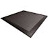 Swisstrax 17.5 ft. x 17.5 ft. Grey with Black Border Ribtrax Smooth Eco Flooring, Double Car Pad Kit