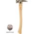 Milwaukee 19 oz. Smooth Face Hickory Wood Framing Hammer