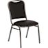 Carnegy Avenue Black Vinyl Banquet Chair
