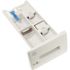 GE 2.4 cu. ft. Stackable White Front Loading Washing Machine with Steam, ENERGY STAR